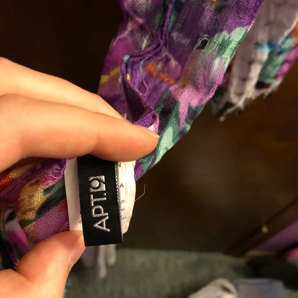 Multi Patterned Scarf - Picture 3 of 3